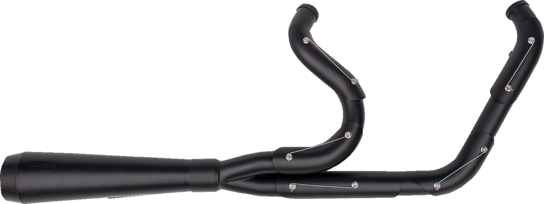 TRASK 2-into-1 Assault Exhaust System - Full Black on Black TM-5300BKBK