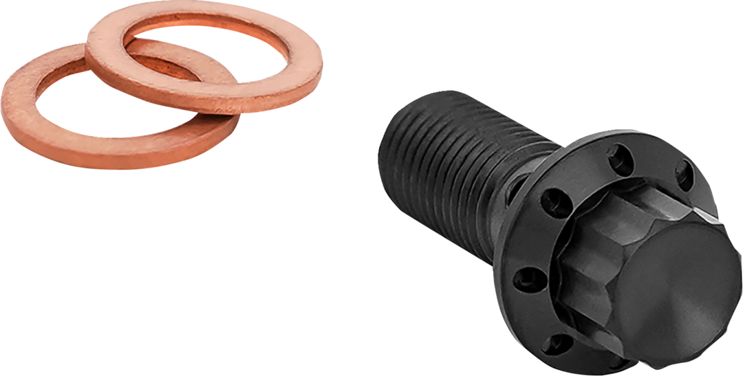 ARLEN NESS Banjo Bolt - 3/8"-24 - Black 300-825