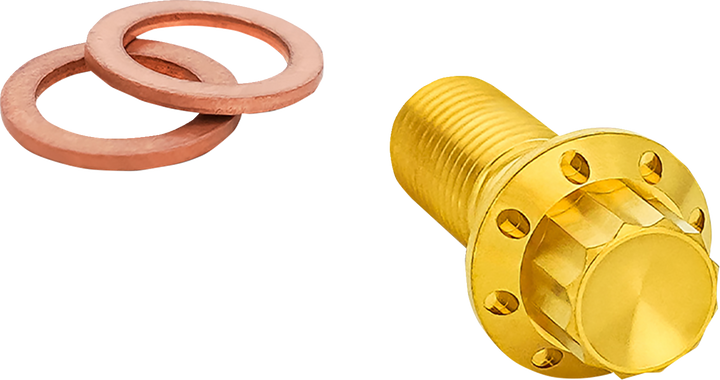 ARLEN NESS Banjo Bolt - 3/8"-24 - Gold 300-826