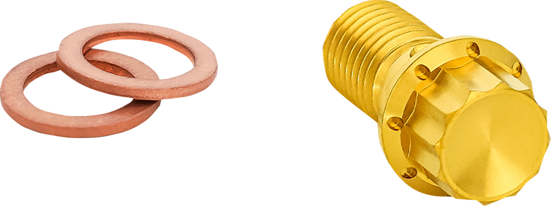 ARLEN NESS Banjo Bolt - M12x1.25 - Gold 300-835