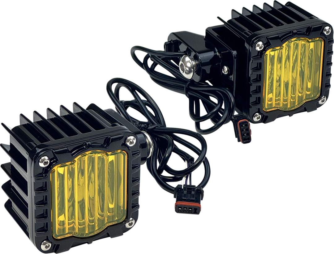 CUSTOM DYNAMICS LED Turn Signals - Selective Yellow Lens - '22-'25 FXLRST/FXRST SD-LRST-FT-YB