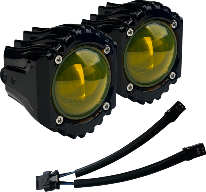 CUSTOM DYNAMICS Fog Light - Selective Yellow - Harley-Davidson® SD-FOG-3Y