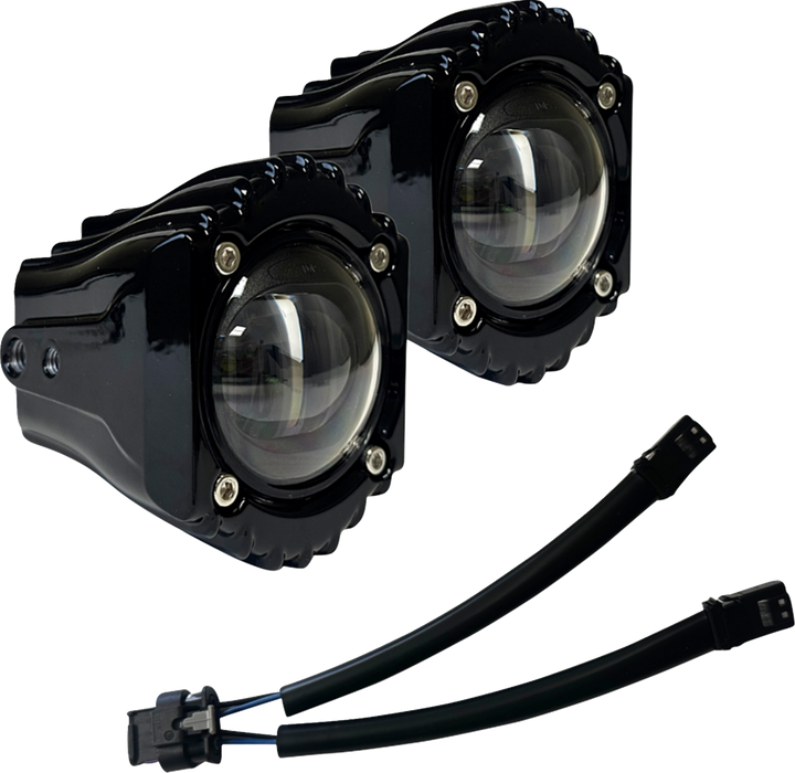 CUSTOM DYNAMICS Fog Light - White/Clear - Harley-Davidson® SD-FOG-6W