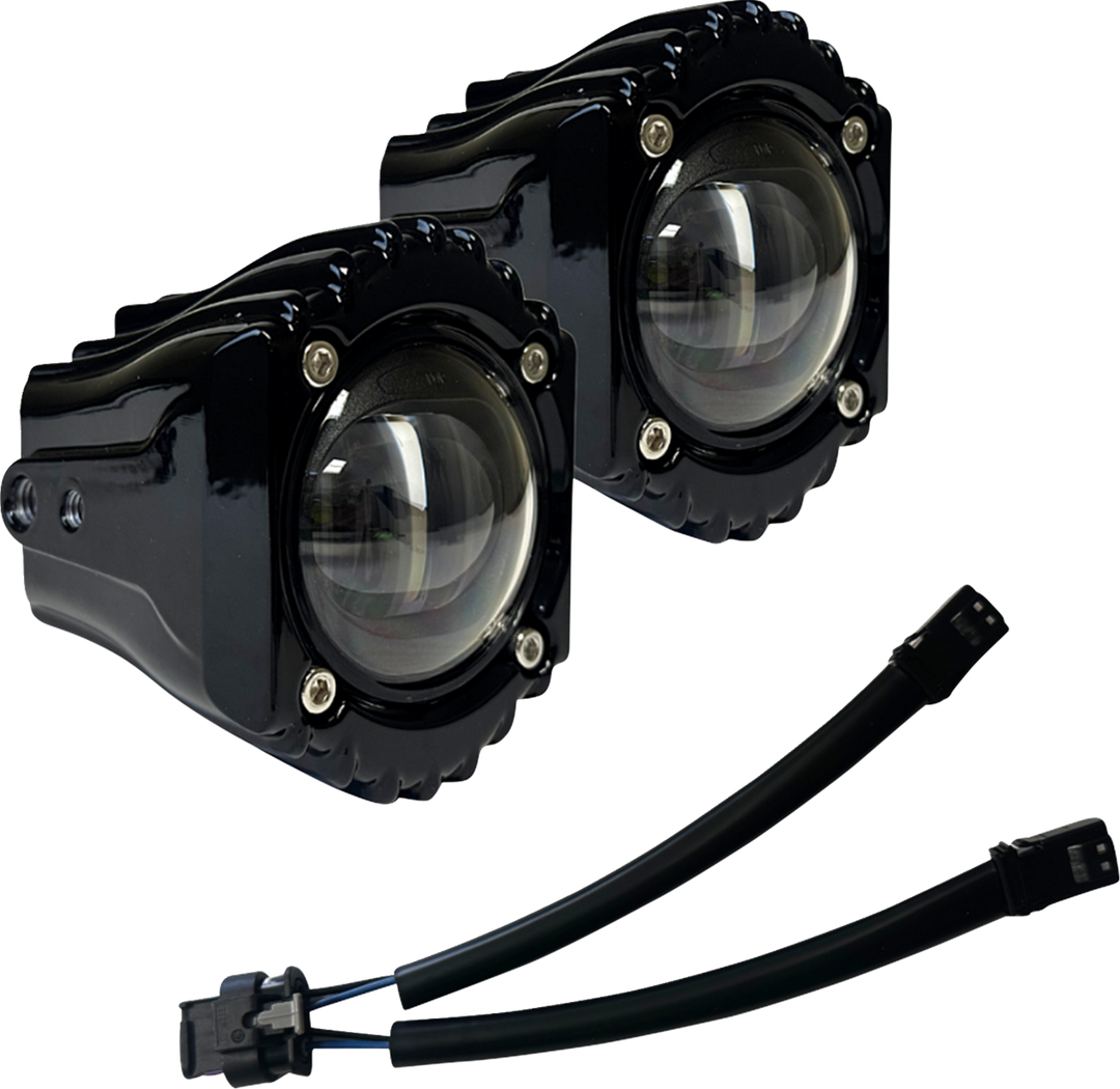 CUSTOM DYNAMICS Fog Light - White/Clear - Harley-Davidson® SD-FOG-4W