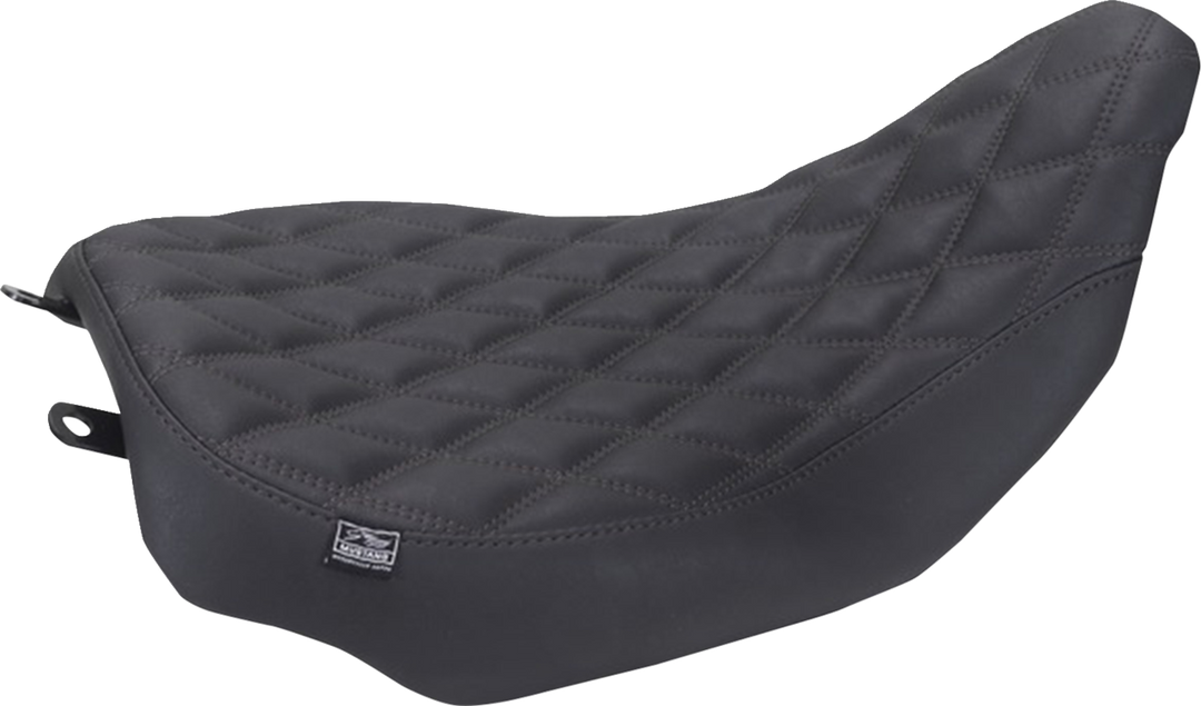 MUSTANG Runaround™ Solo Seat - Double Diamond - Black Stitch - FLT/FLH '23-'26 88020