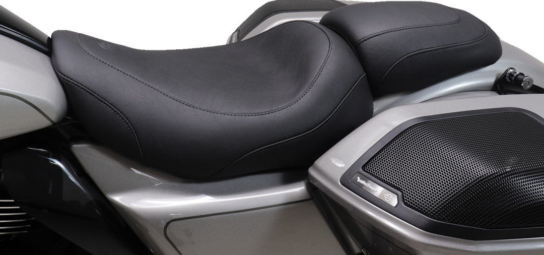 MUSTANG Padded Passenger Cowl - Black - Smooth - FLH/FLT '23-'25 88612