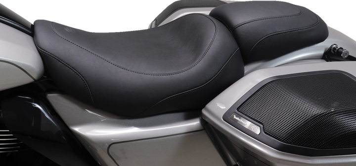MUSTANG Padded Passenger Cowl - Black - Smooth - FLH/FLT '23-'25 88612