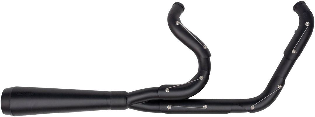 TRASK 2-into-1 Assault Exhaust System - Full Black on Black TM-5030BKBK