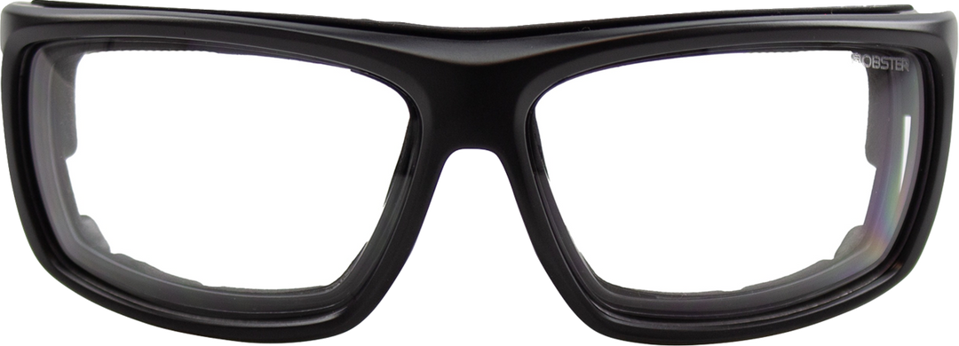 BOBSTER Deadwood Sunglasses - Matte Black - Clear Lens BDW001