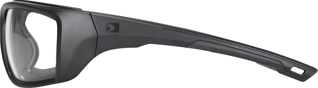 BOBSTER Deadwood Sunglasses - Matte Black - Clear Lens BDW001