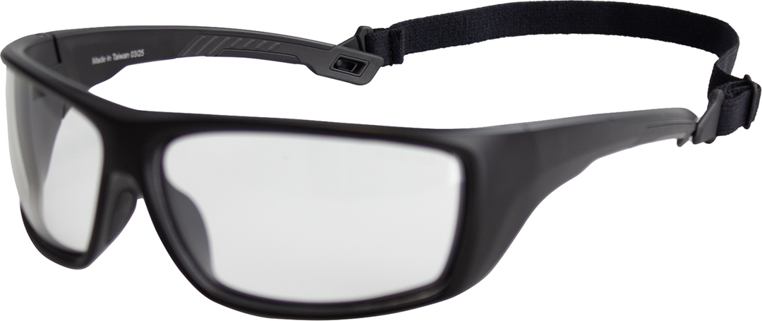 BOBSTER Deadwood Sunglasses - Matte Black - Clear Lens BDW001