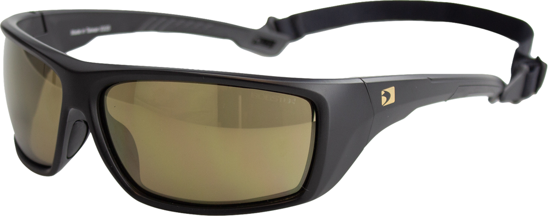 BOBSTER Deadwood Sunglasses - Matte Black - Brown Revo Lens BDW002