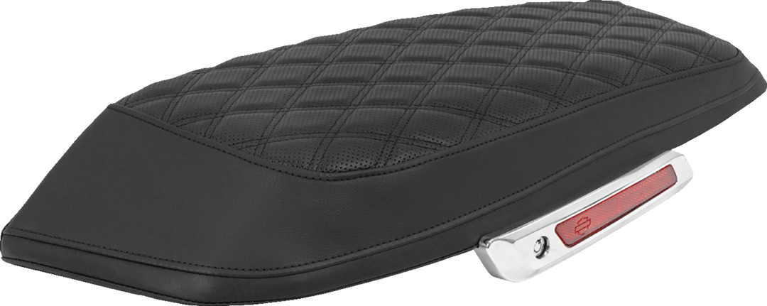 SADDLEMEN Saddlebag Lid Covers - Lattice - Black Stitch - FLH/FLT '23-'25 L870-23-18400