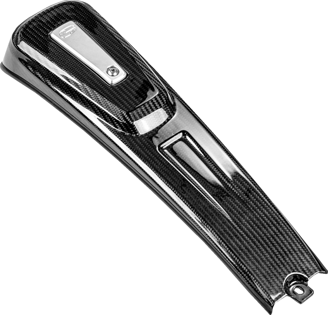 SADDLEMEN Dash Console - Side Fill - Carbon Fiber/Gloss - Harley-Davidson® - Softail CF-822-29-002