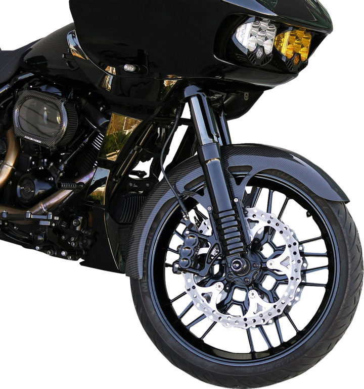 ARLEN NESS Front Fender - Wrapper - 21" - Carbon Fiber/Gloss - HD Touring '23-'26 210-084