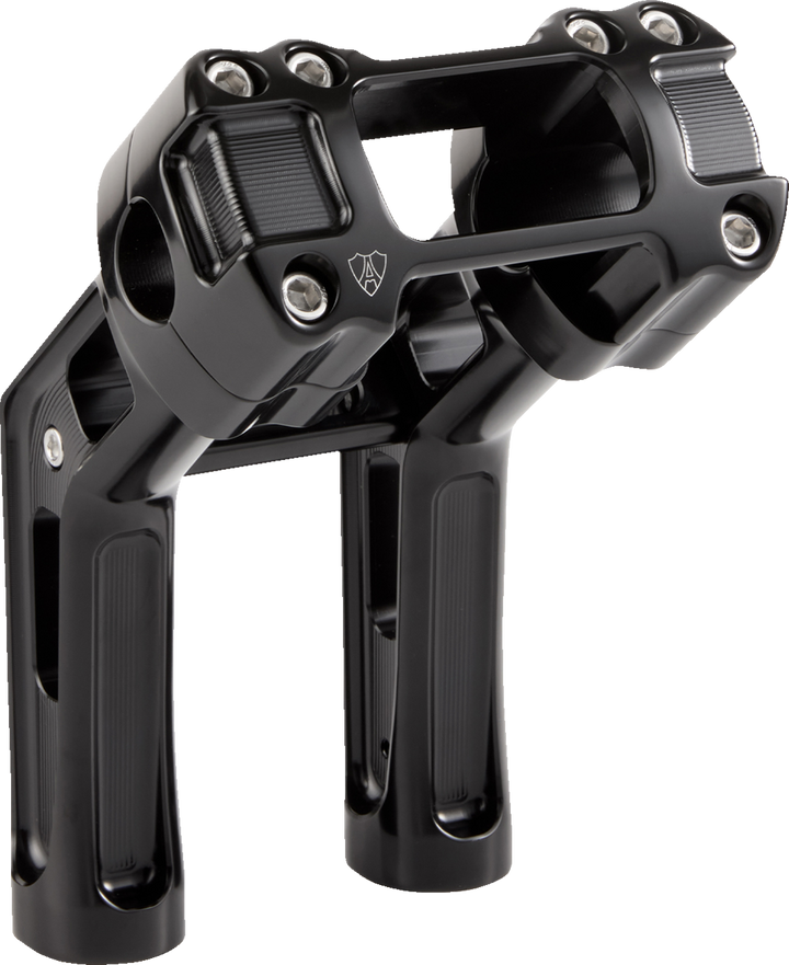 ARLEN NESS Wayback Risers - 7" - Softail - Black 520-066