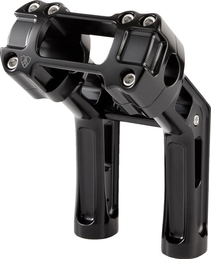 ARLEN NESS Wayback Risers - 7" - Softail - Black 520-066