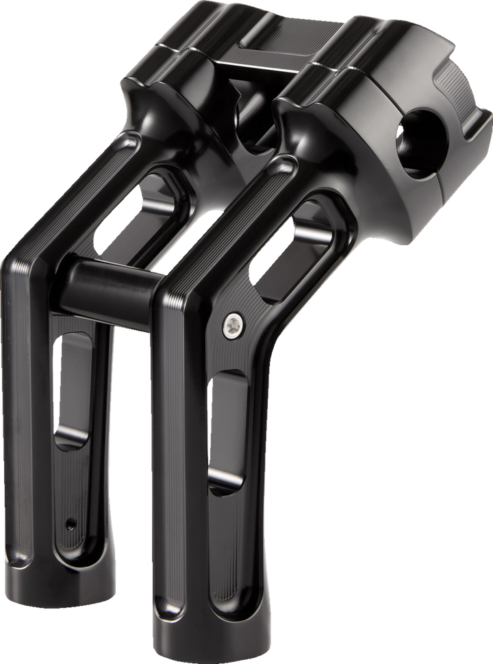 ARLEN NESS Wayback Risers - 7" - Softail - Black 520-066