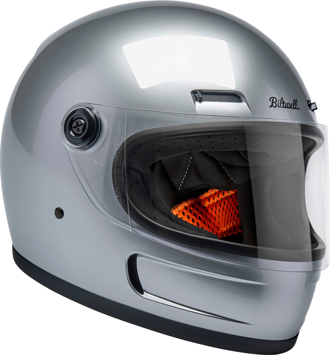 Biltwell Gringo SV Helmet - Gloss Silver