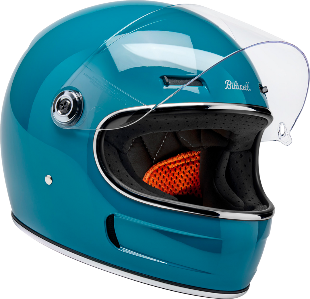 Biltwell Gringo SV Helmet - Gloss Atlantic Teal