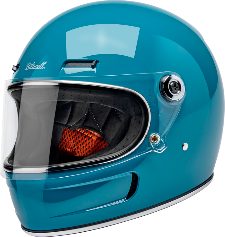 BILTWELL Gringo SV Helmet - Gloss Atlantic Teal - Large 1006-1126-504