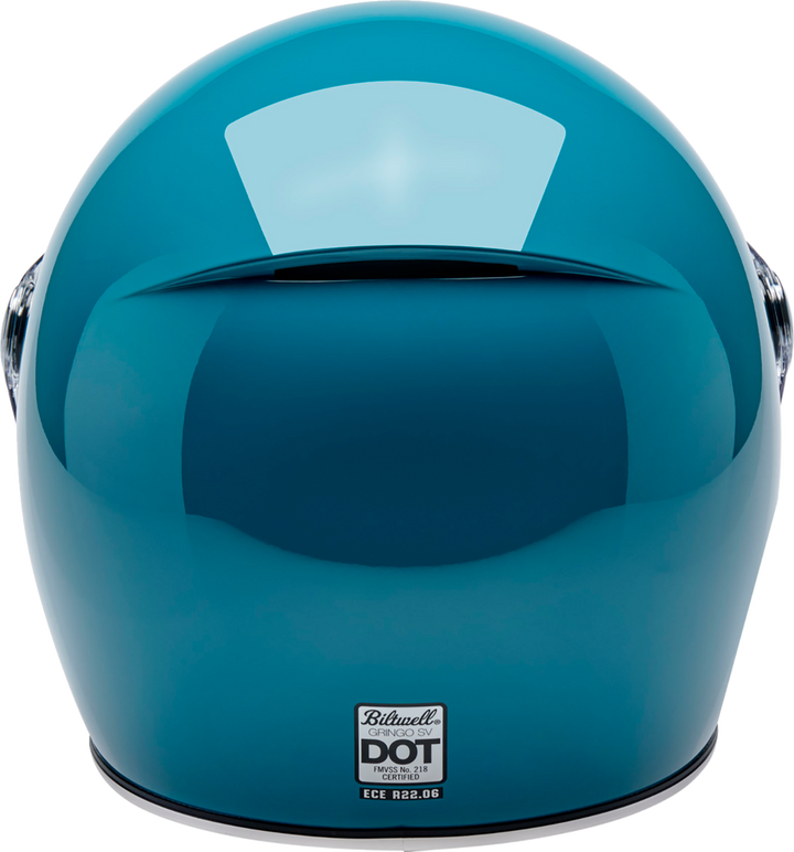 Biltwell Gringo SV Helmet - Gloss Atlantic Teal