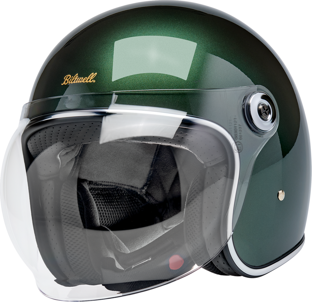 BILTWELL Tahoe™ Helmet - Solid - Metallic Sierra Green - Large 1008-324-504