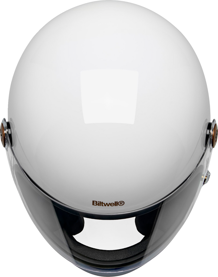 Biltwell Gringo S Helmet - Apex - White/Red/Blue