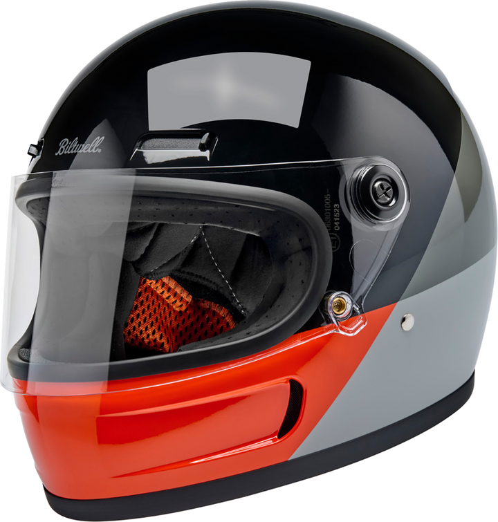 BILTWELL Gringo SV Helmet - Intersection - Black/Orange/Gray - XL 1006-5128-505