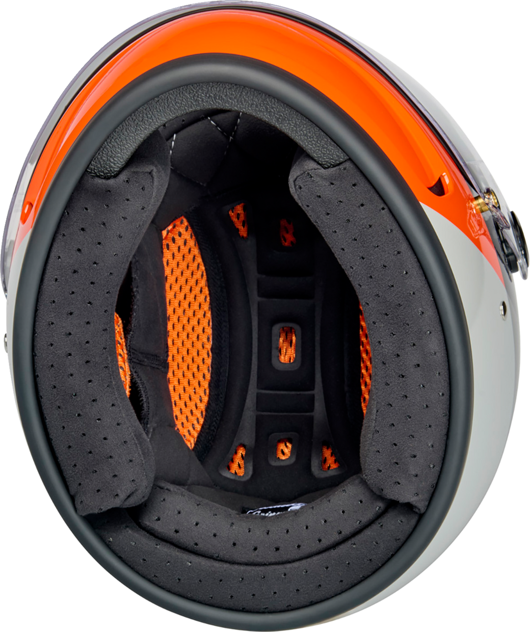 Biltwell Gringo SV Helmet - Intersection - Black/Orange/Gray