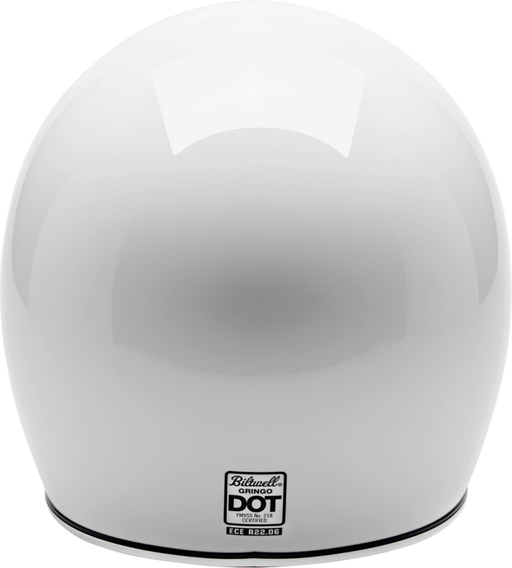 Biltwell Gringo Helmet - Gloss White