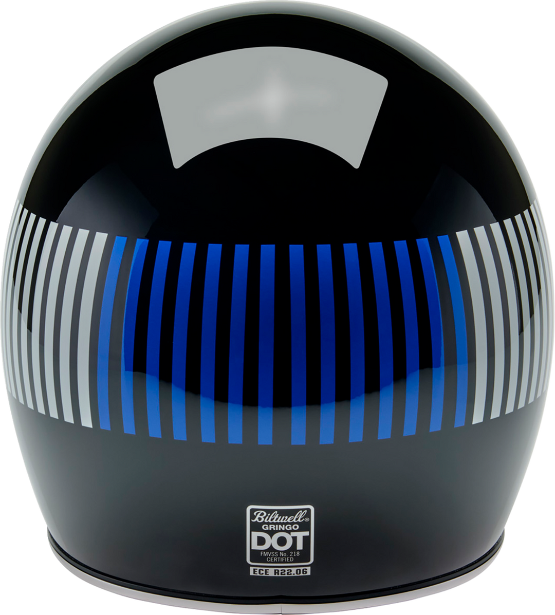 Biltwell Gringo Helmet - Raceflow - Black/Red/White/Blue
