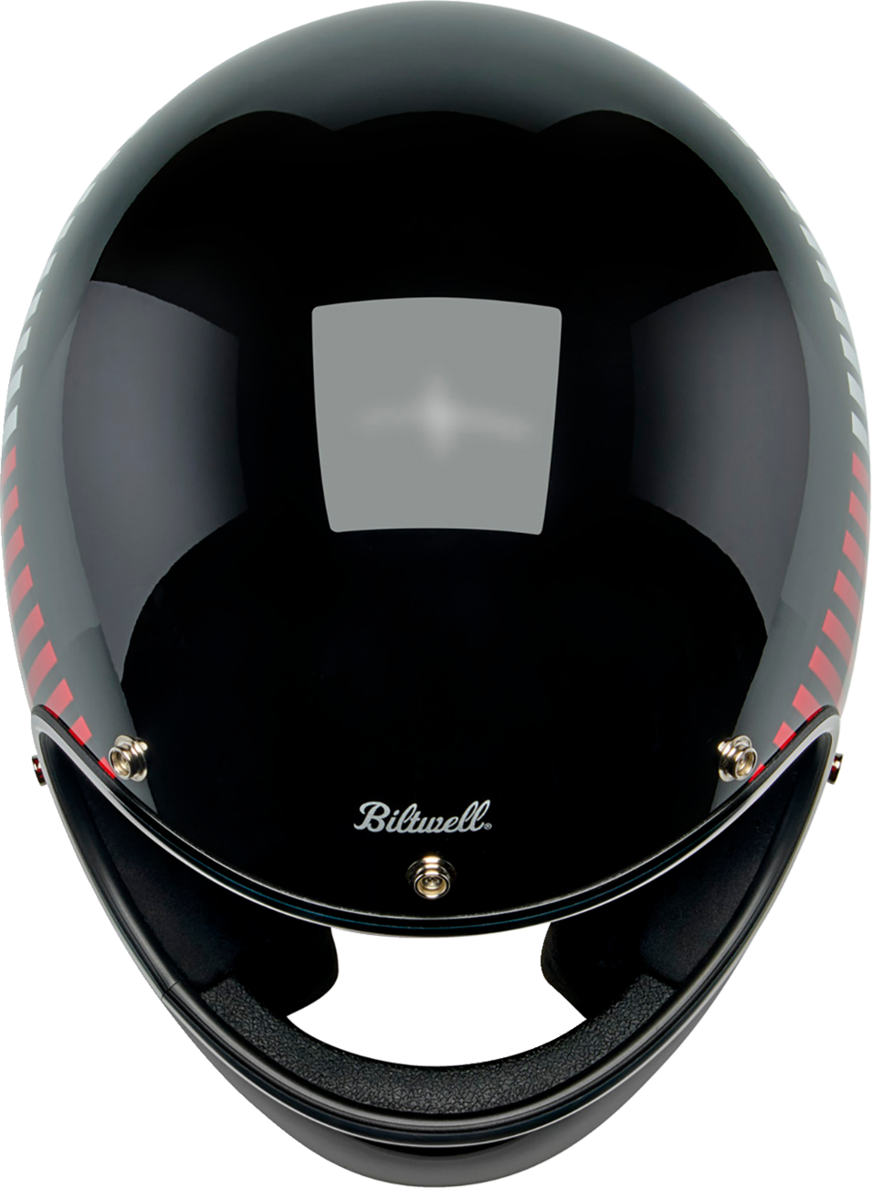 Biltwell Gringo Helmet - Raceflow - Black/Red/White/Blue