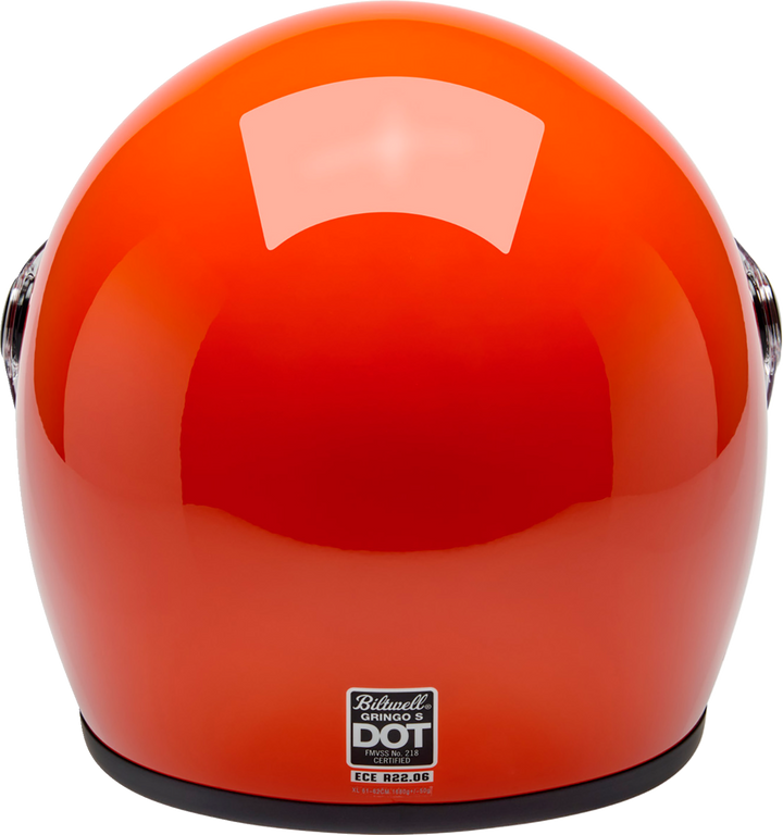 Biltwell Gringo S Helmet - Hazard Orange