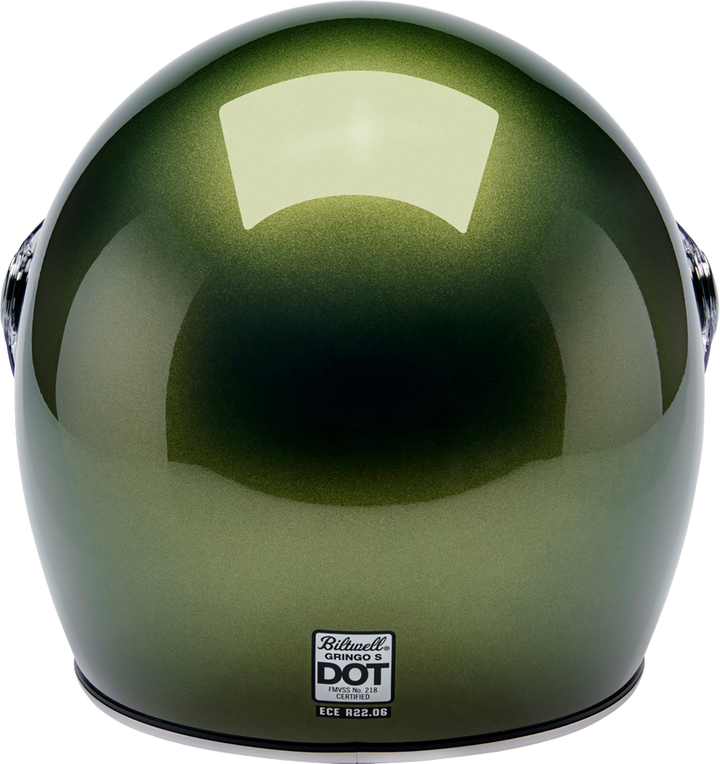 Biltwell Gringo S Helmet - Metallic Dart Green