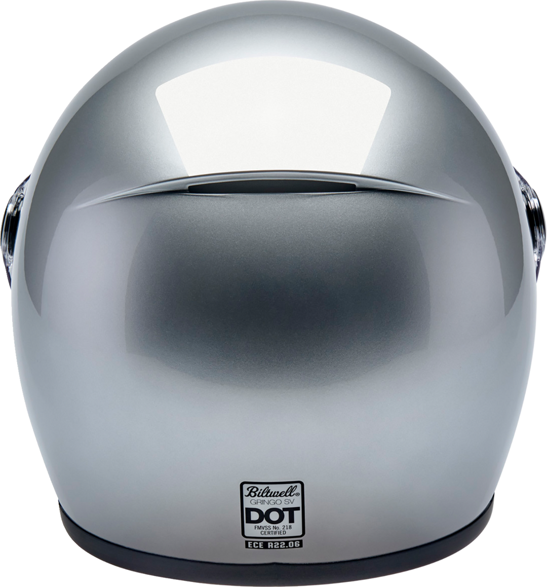 Biltwell Gringo SV Helmet - Gloss Silver