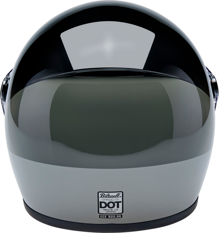Biltwell Gringo SV Helmet - Intersection - Black/Orange/Gray
