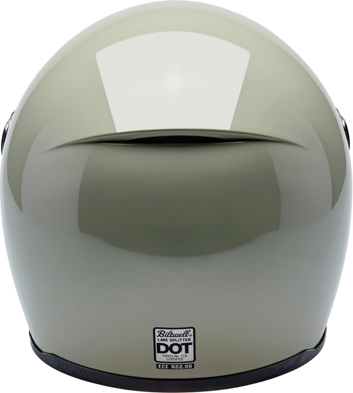 Biltwell Lane Splitter Helmet - Gloss Chalk