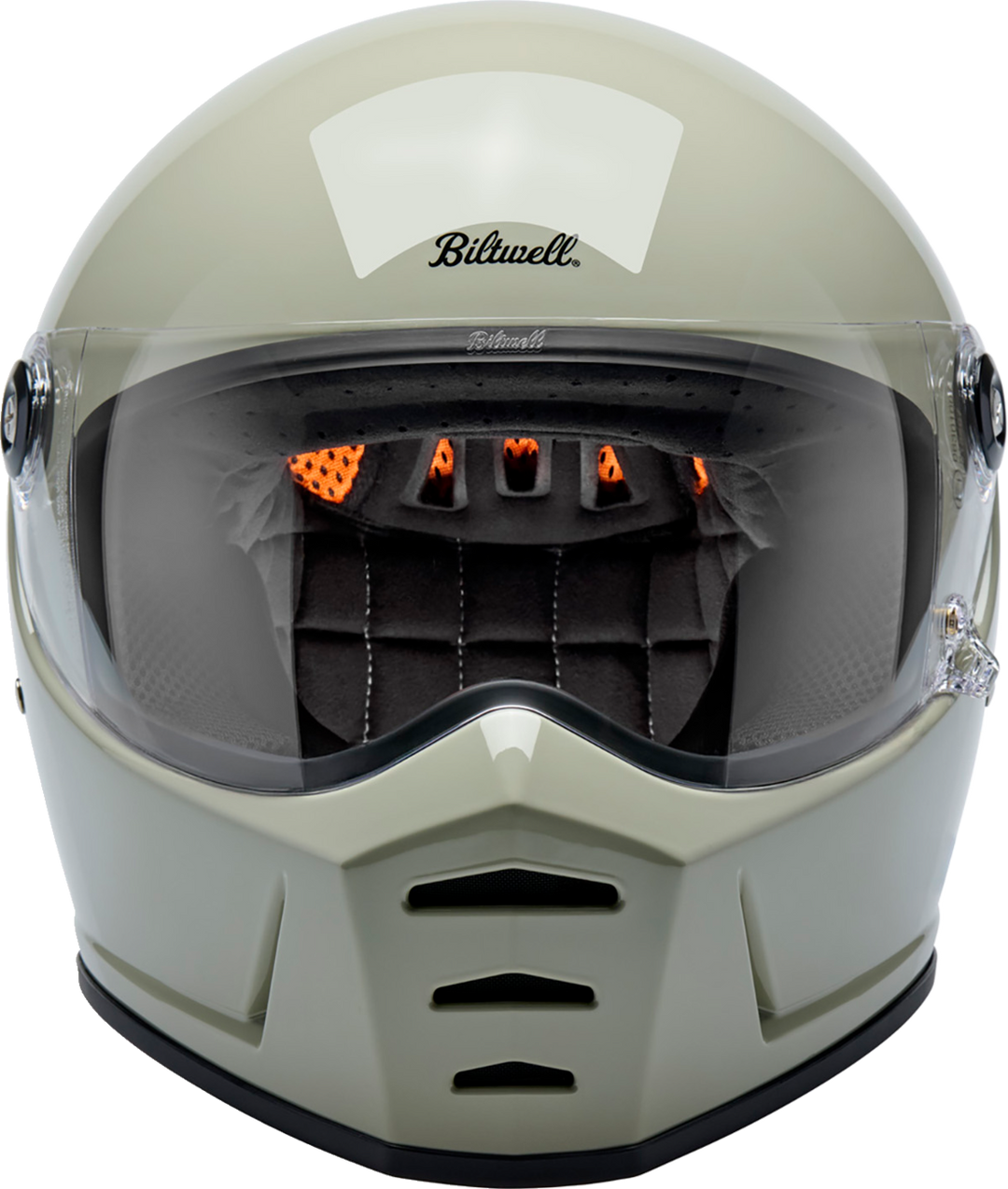 Biltwell Lane Splitter Helmet - Gloss Chalk