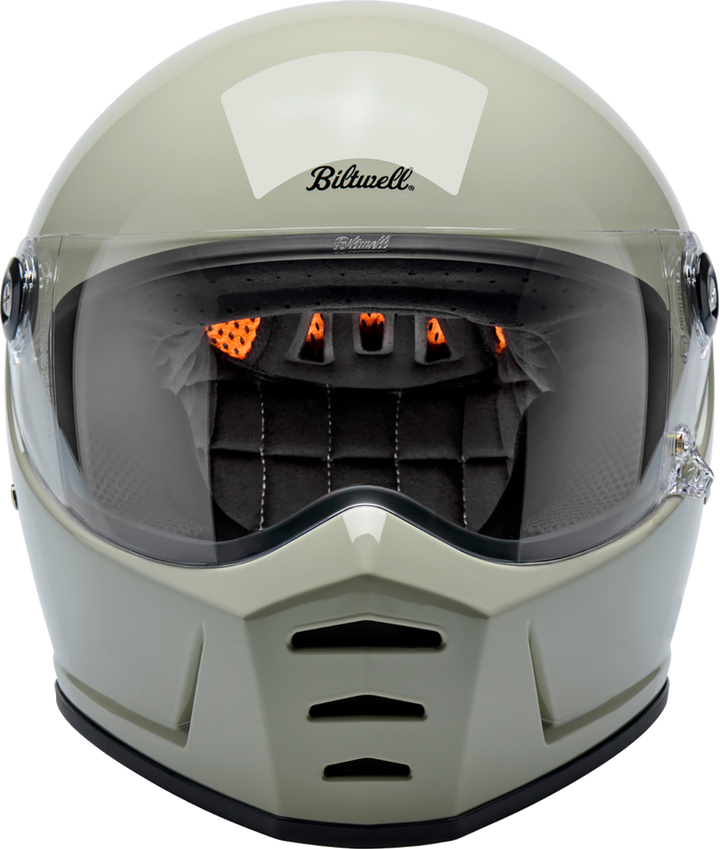 Biltwell Lane Splitter Helmet - Gloss Chalk