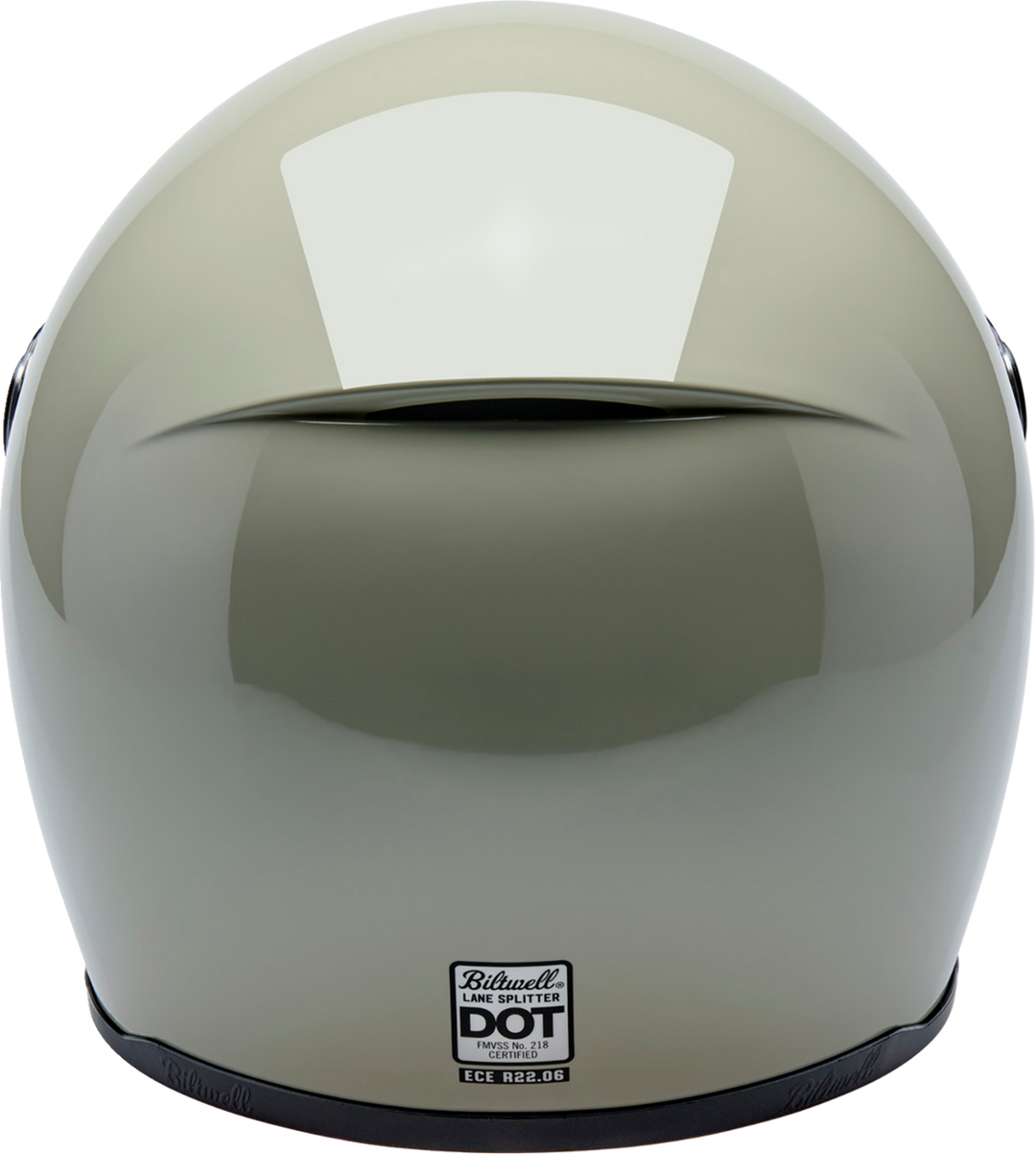 Biltwell Lane Splitter Helmet - Gloss Chalk