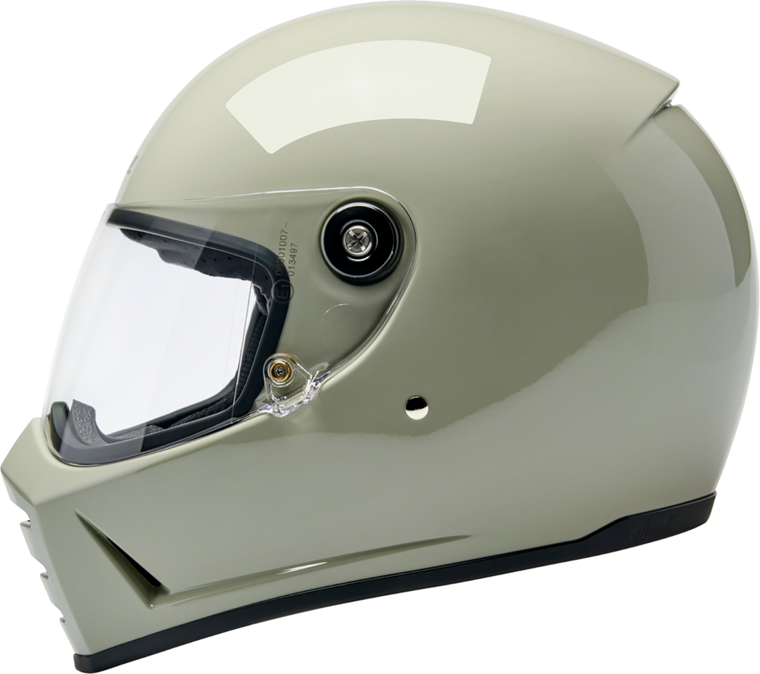 Biltwell Lane Splitter Helmet - Gloss Chalk