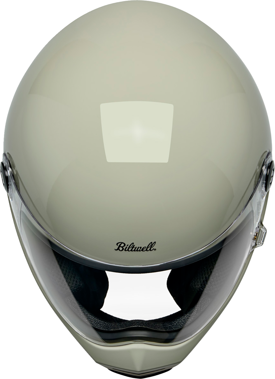 Biltwell Lane Splitter Helmet - Gloss Chalk