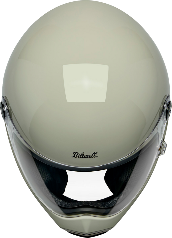 Biltwell Lane Splitter Helmet - Gloss Chalk