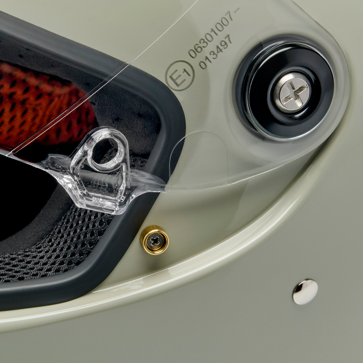 Biltwell Lane Splitter Helmet - Gloss Chalk
