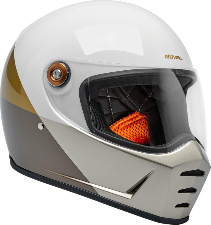 Biltwell Lane Splitter Helmet - Intersection - Gold/Silver/Bronze