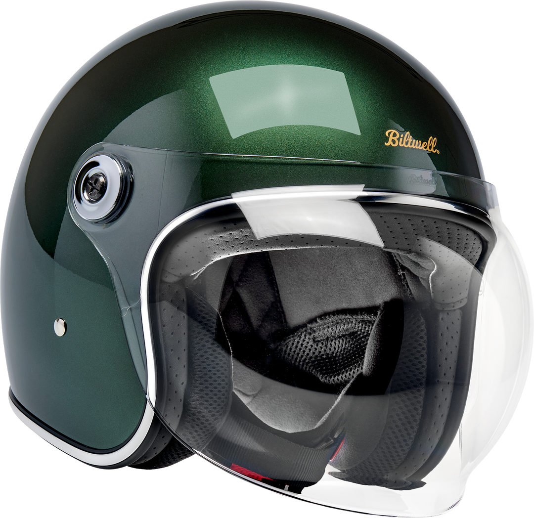 Biltwell Tahoe™ Helmet - Solid - Metallic Sierra Green