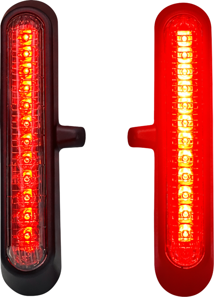 CUSTOM DYNAMICS LED Saddlebag Lights - Red Lens - Matte Black CD-LRST-SB-R
