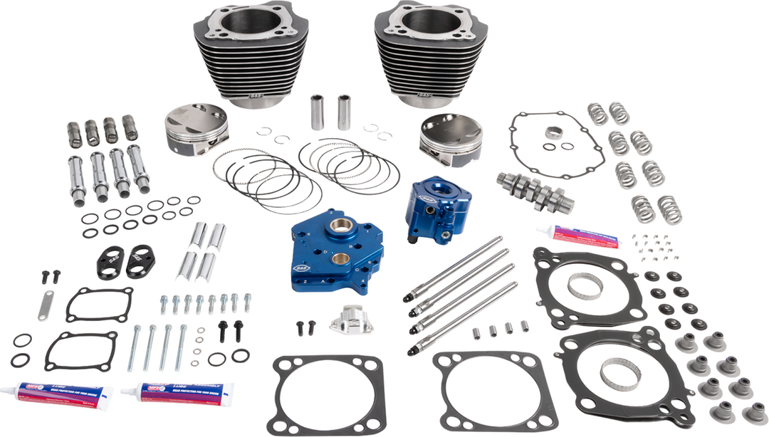 S&S CYCLE 132" Power Package - Oil Cooled - 496 Chain Drive - 310-1388A
