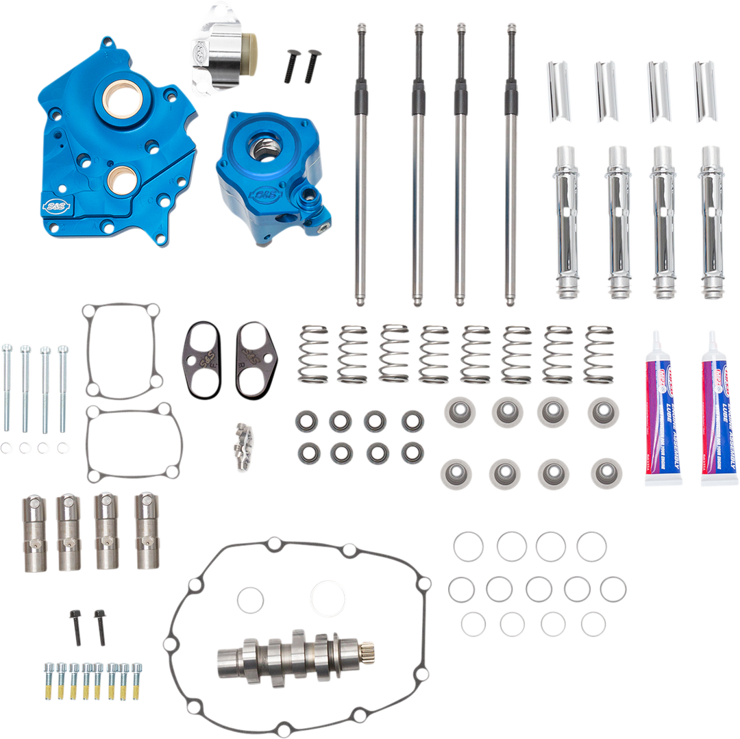 S&S CYCLE Cam Chest Kit - Water Cooled - Chain Drive - 540 Cam - Chrome Pushrod Tubes - M8 310-1116B